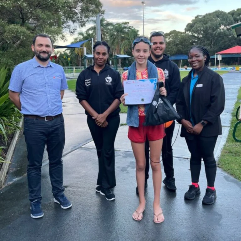Ingidenous youth learn to swim program across the City of Liverpool
