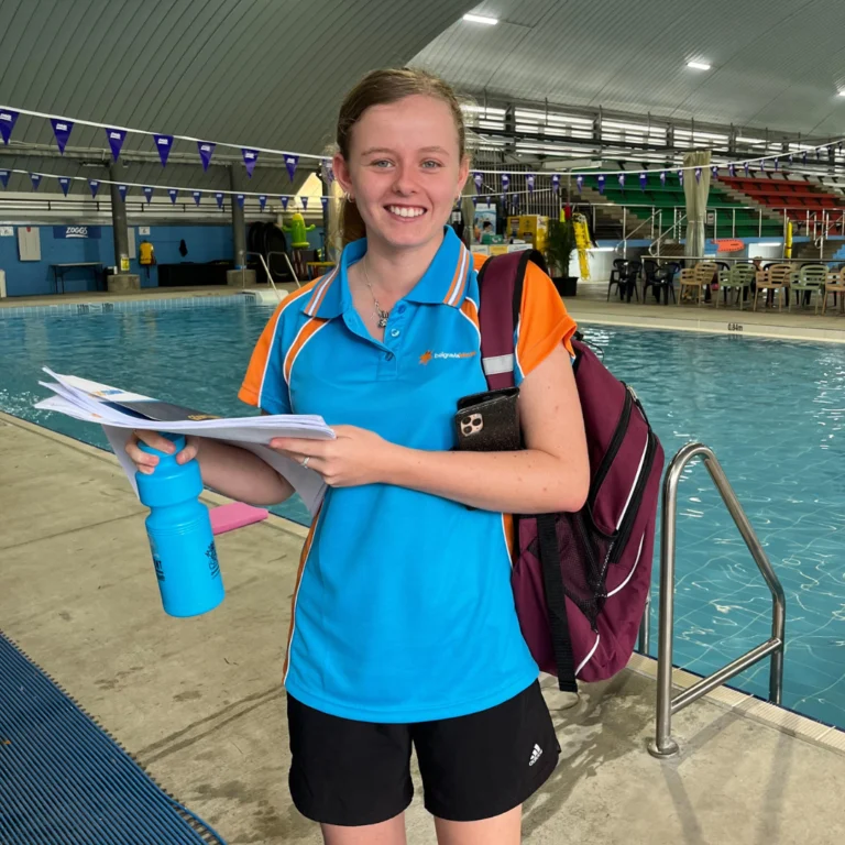 A local champion at Redcliffe War Memorial Pool